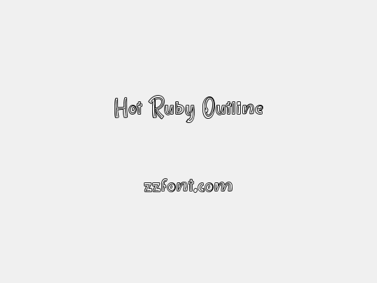 Hot Ruby Outline