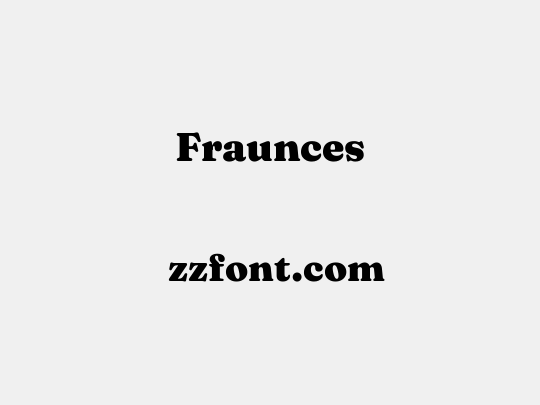 Fraunces