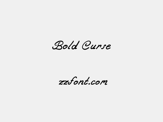 Bold Curse