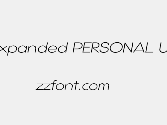 Gonzi Expanded PERSONAL USE Light