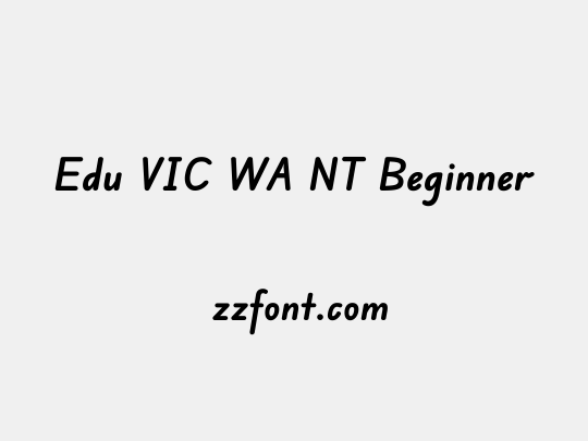 Edu VIC WA NT Beginner
