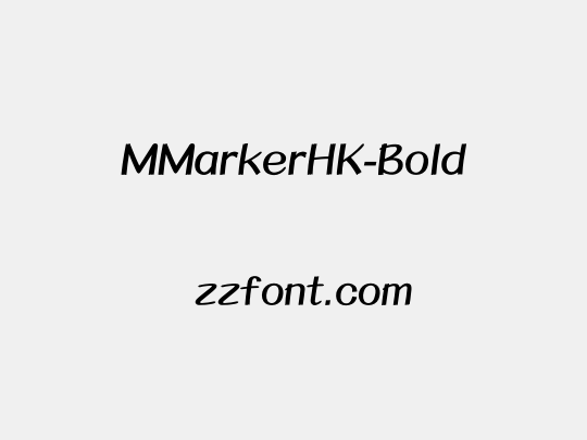 MMarkerHK-Bold