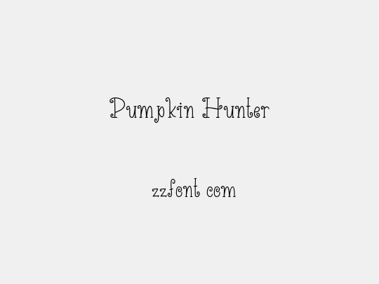 Pumpkin Hunter