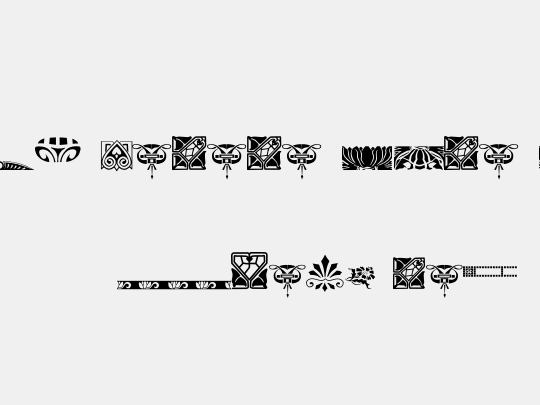 Nouveau Rococo Deco Dings I