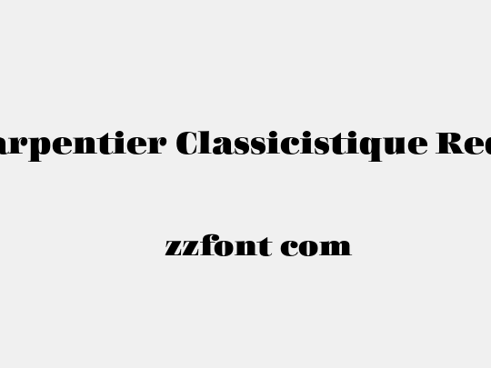 Charpentier Classicistique Reduced