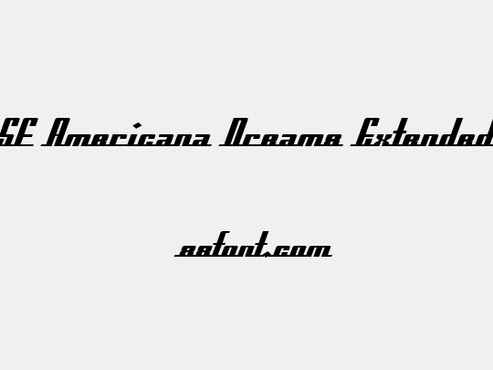 SF Americana Dreams Extended