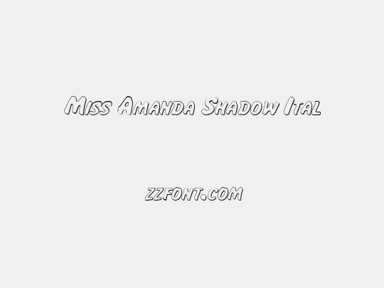 Miss Amanda Shadow Ital