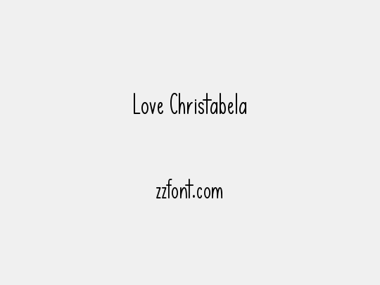 Love Christabela