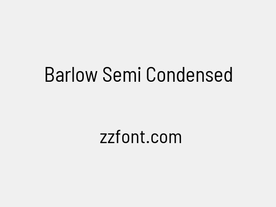 Barlow Semi Condensed