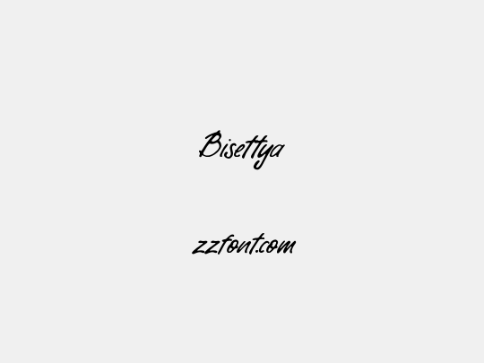 Bisettya