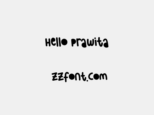 Hello Prawita