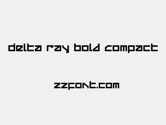 Delta Ray Bold Compact