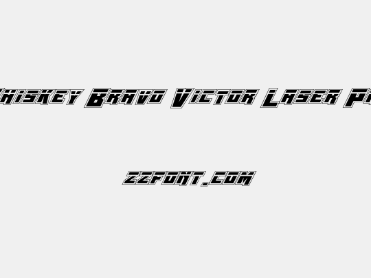 Whiskey Bravo Victor Laser Pro