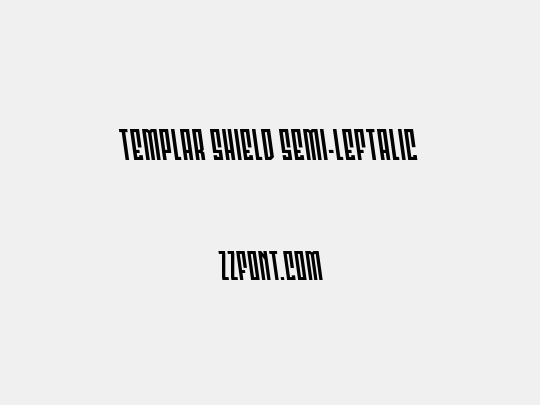 Templar Shield Semi-Leftalic