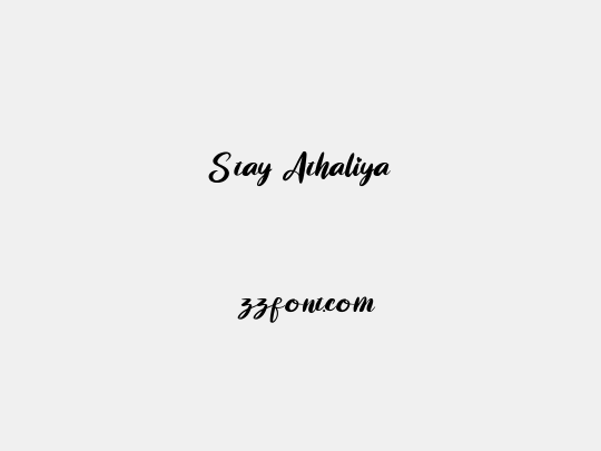 Stay Athaliya