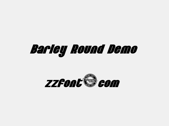 Barley Round Demo