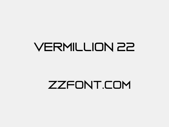 Vermillion 22