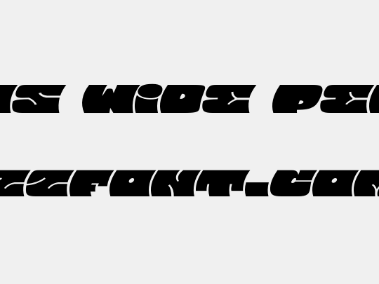 Barred Sans Wide PERSONAL USE