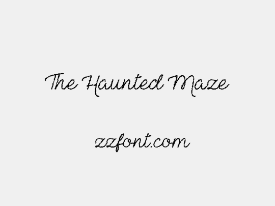 The Haunted Maze