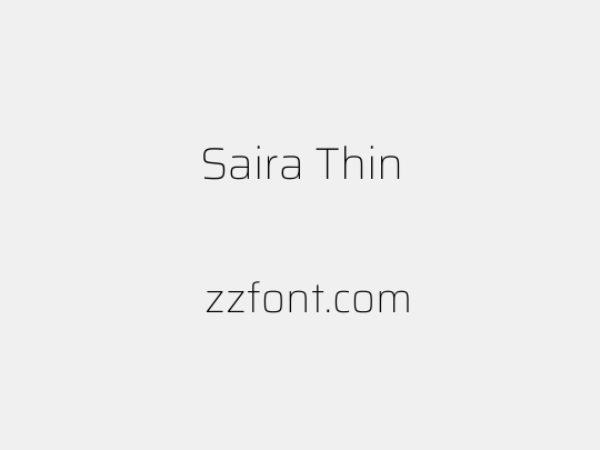 Saira Thin