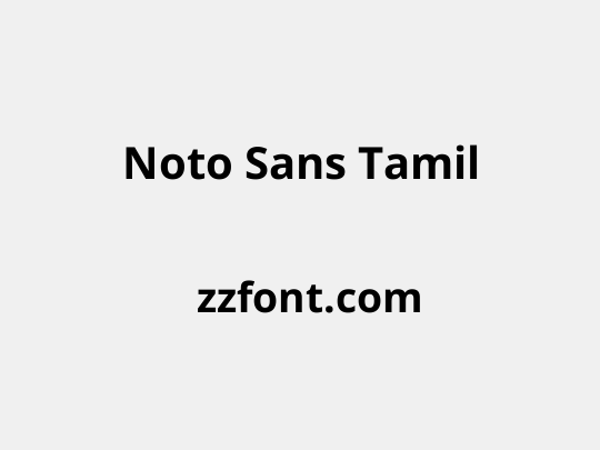 Noto Sans Tamil