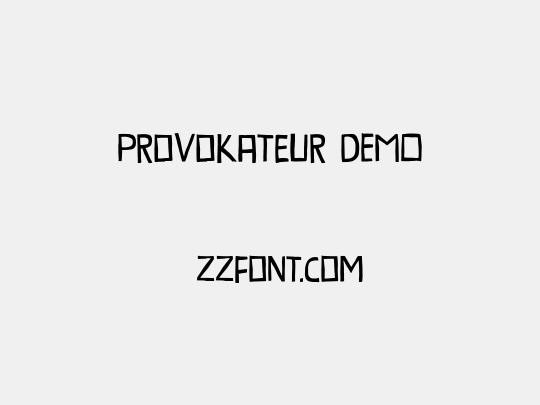 Provokateur DEMO