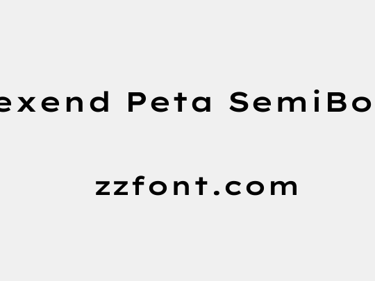 Lexend Peta SemiBold