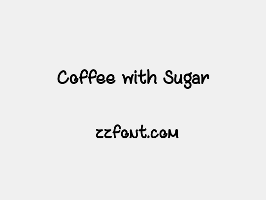 Coffee with Sugar