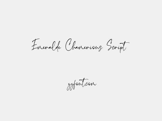Emeralde Chamerions Script