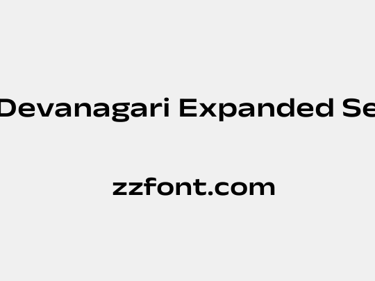 Anek Devanagari Expanded SemiBold