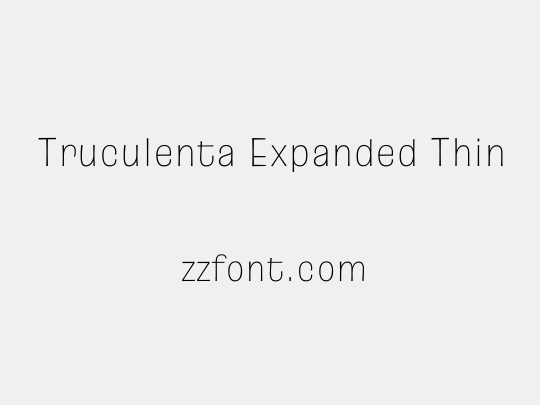 Truculenta Expanded Thin