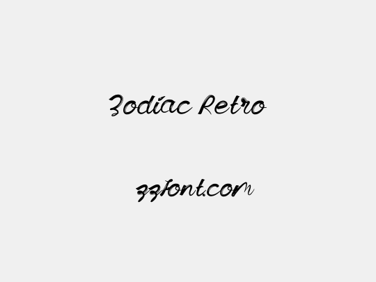 Zodiac Retro