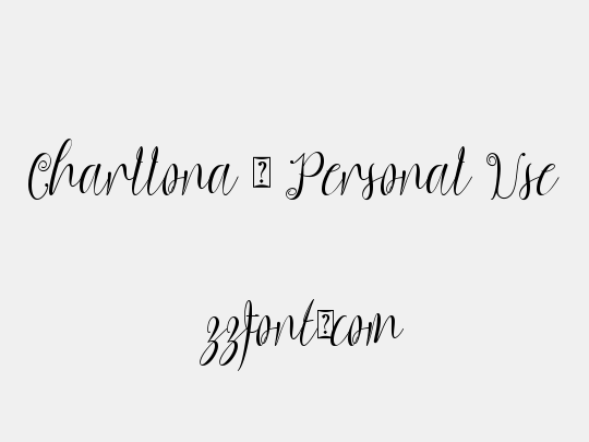 Charllona - Personal Use