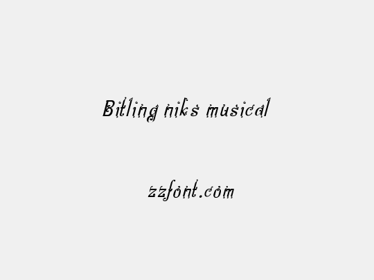 Bitling niks musical