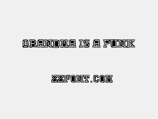 Grandma is a Punk