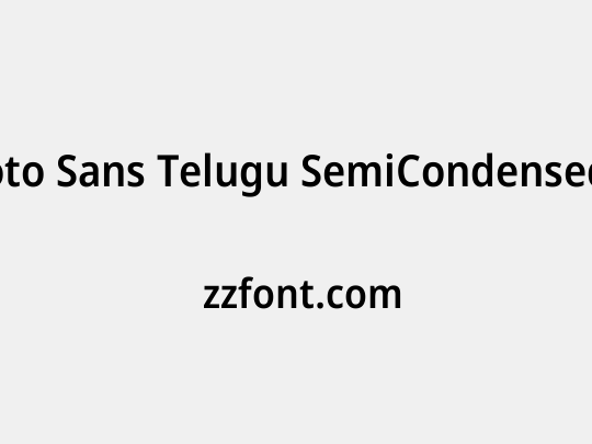 Noto Sans Telugu SemiCondensed SemiBold