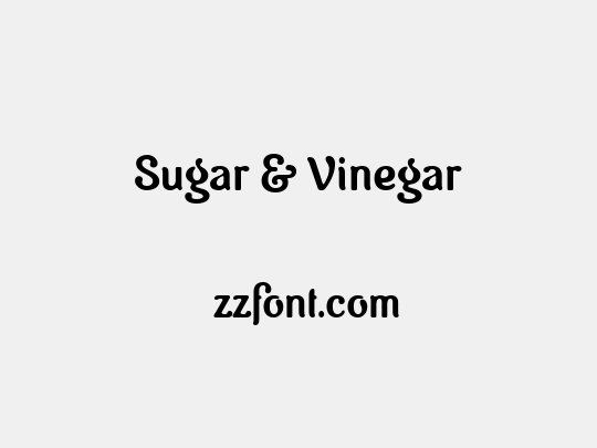 Sugar & Vinegar