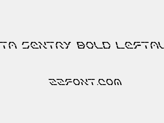 Zeta Sentry Bold Leftalic