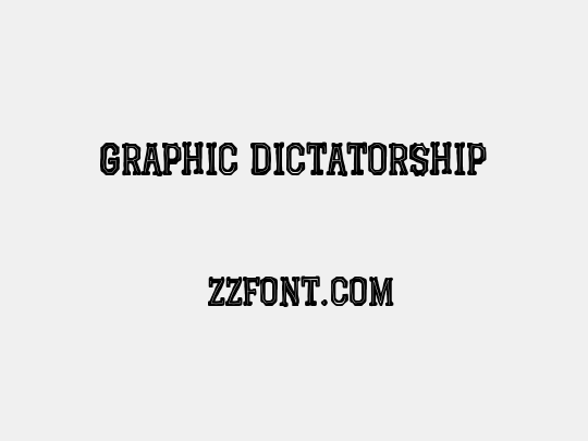 Graphic Dictatorship
