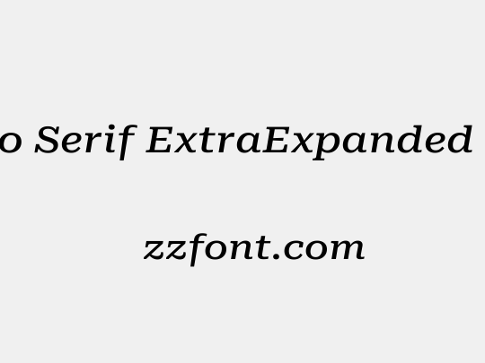 Roboto Serif ExtraExpanded Medium