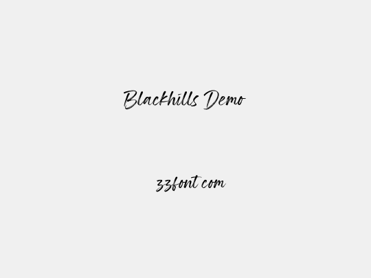 Blackhills Demo