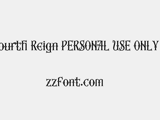 Fourth Reign PERSONAL USE ONLY Diamond