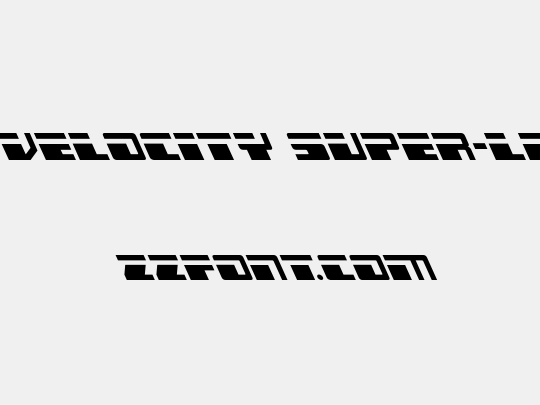 Escape Velocity Super-Leftalic