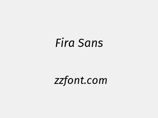 Fira Sans
