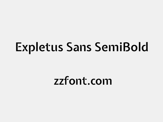 Expletus Sans SemiBold