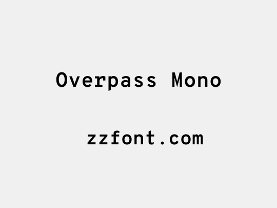 Overpass Mono