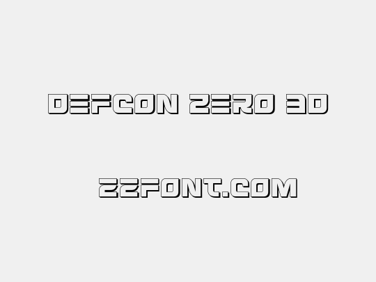 Defcon Zero 3D