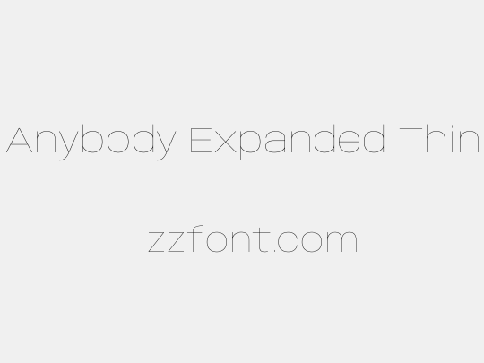 Anybody Expanded Thin