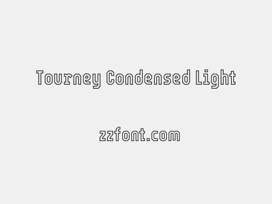 Tourney Condensed Light