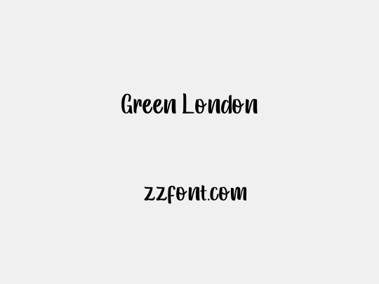 Green London